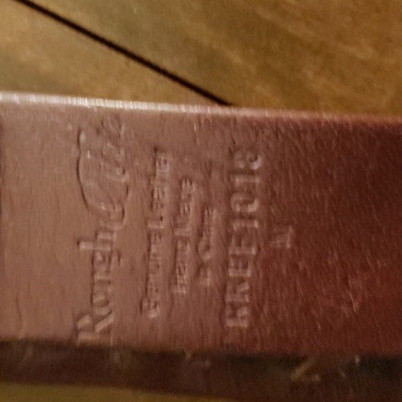 Royal Rose leather and chain belt - Picture 3 of 4